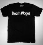 DEATH WAGES TM black short sleeve t-shirt