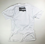 DEATH WAGES TM skull white short sleeve t-shirt